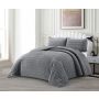 LAVELLA BADE TAGESDECKE SET | 240X250 CM GRAU 3-TEILIG