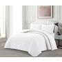 LAVELLA IPEK COMFORTER SET | 240X250 CM WHITE 3-PIECE