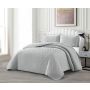 LAVELLA DEREN TAGESDECKE SET | 240X250 CM GRAU 3-TEILIG