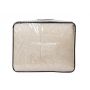 LAVELLA HANDE TAGESDECKE SET | 260X240 CM BEIGE 3-TEILIG