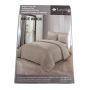 LAVELLA INCE DEKBEDOVERTREK SET | BEIGE 240X220 CM 4-DELIG