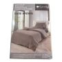 LAVELLA SADE DEKBEDOVERTREK SET | BRUIN 140X200 CM 3-DELIG