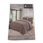 LAVELLA SADE DEKBEDOVERTREK SET | BRUIN 240X220 CM 4-DELIG
