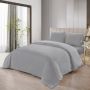 LAVELLA SADE DEKBEDOVERTREK SET | L.GRIJS 240X220 CM 4-DELIG