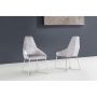 RAVENA DINING CHAIR | SILVER FABRIC A41-4