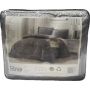 YASMIN COMFORTER SET CNR001 | DARK GREY 3-PIECE