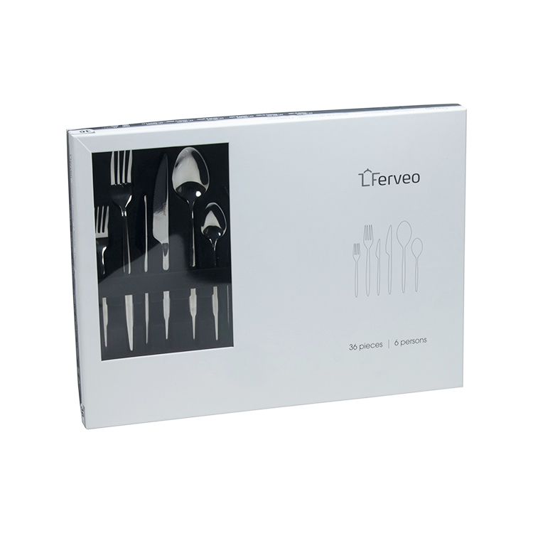 FERVEO SARA BESTECK SET | 36-TEILIG SILBER