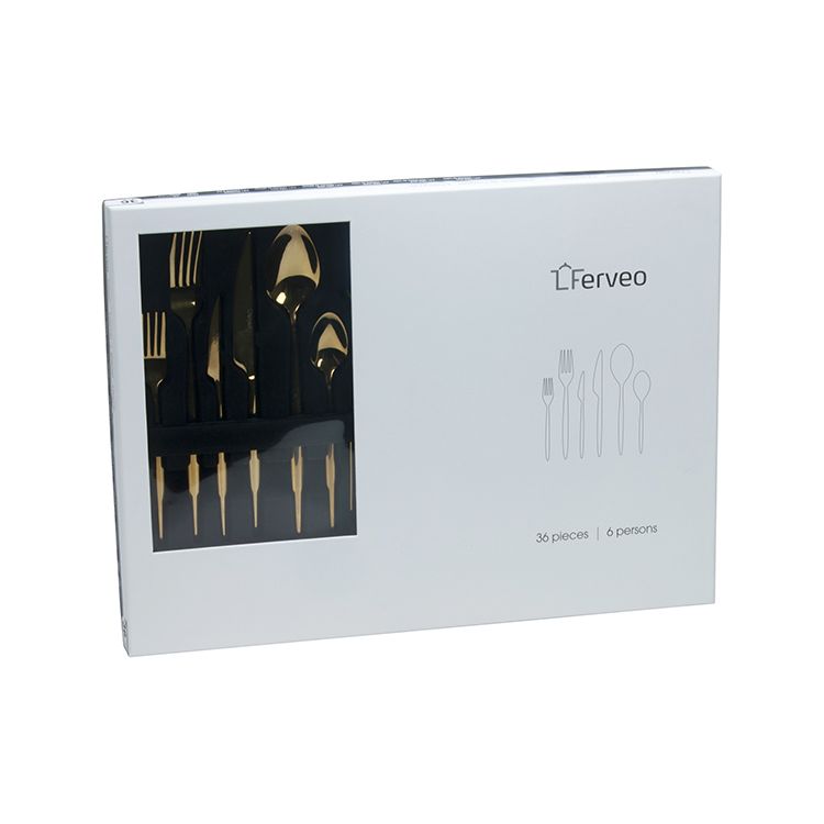 FERVEO SARA BESTECK SET | 36-TEILIG GOLD