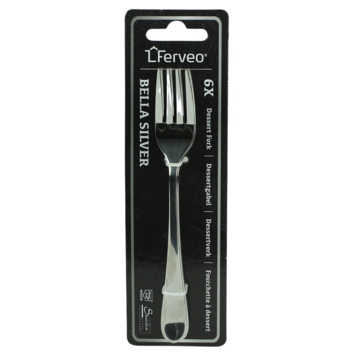 FERVEO BELLA DESSERTVORK | 6-STUKS ZILVER