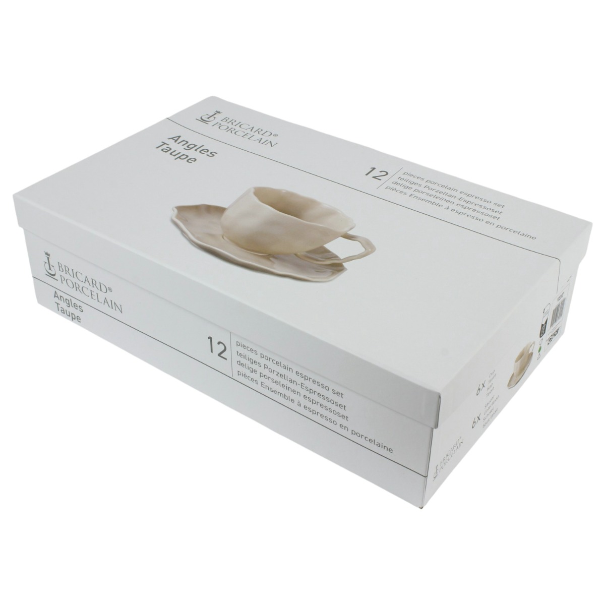 BRICARD ANGLES ESPRESSOSET | WIT 12-DELIG