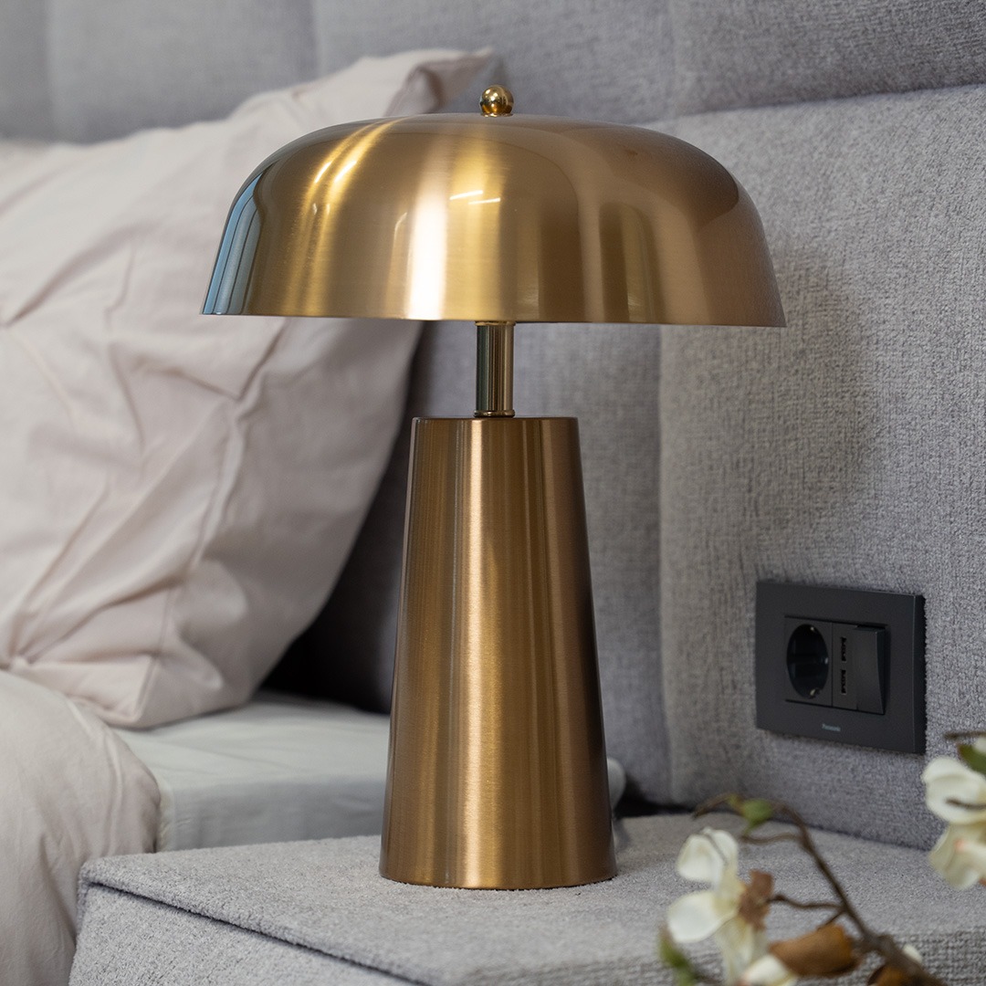 LUMCI HOLLY TISCHLAMPE | GOLD Ø30X40 CM