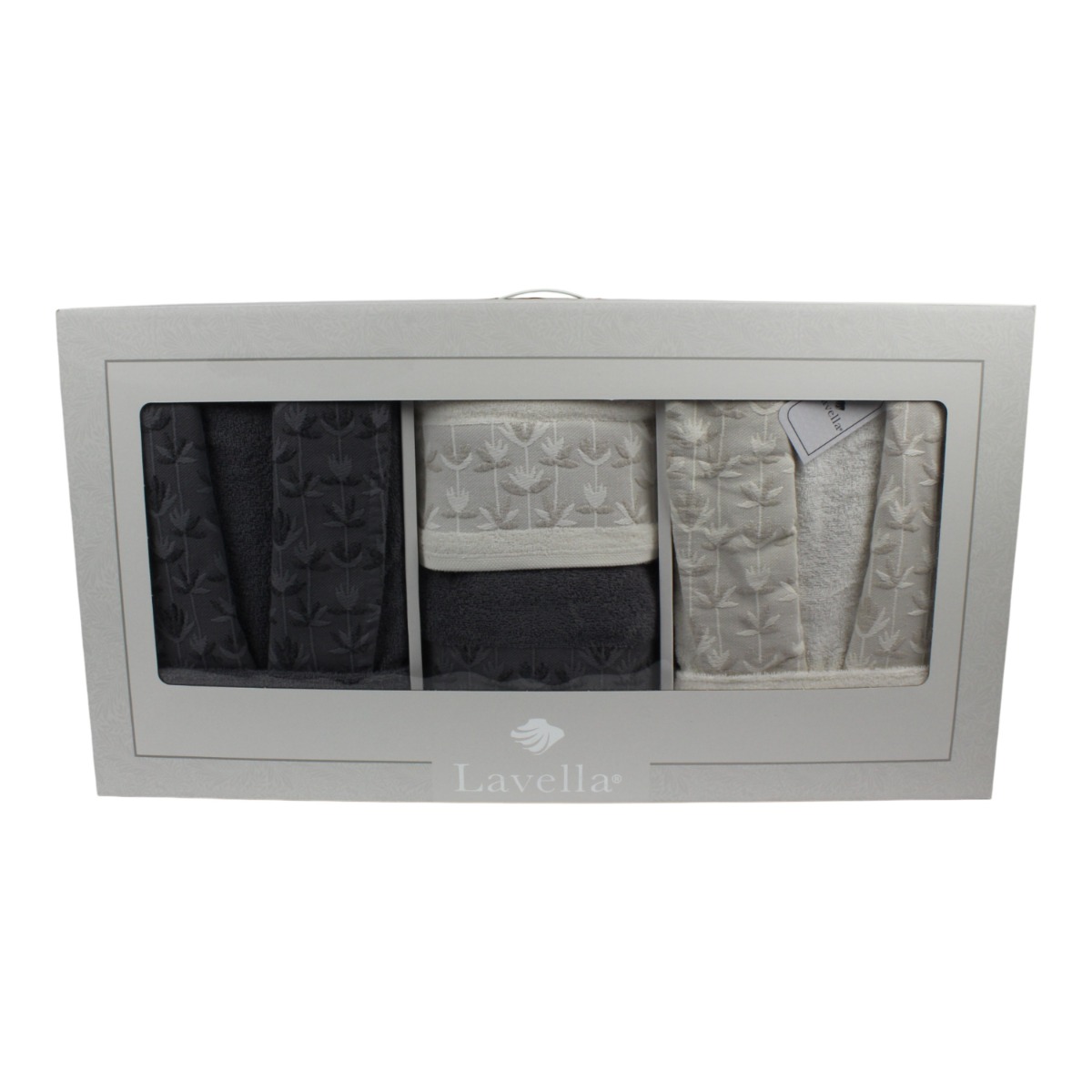 LAVELLA SIBEL WELLNESS SET | HELLGRAU-CREME 6-TEILIG