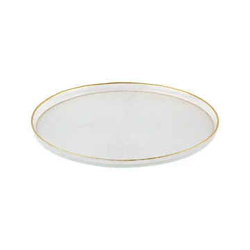 BRICARD REXY TELLER SET | 28 CM TRANSPARENTES GOLD 6-TEILIG