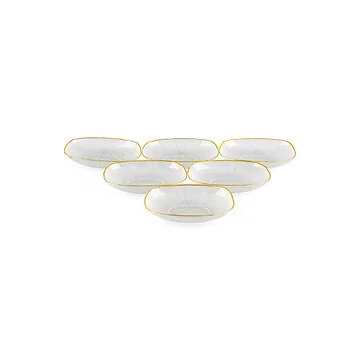 BRICARD REXY SCHALEN SET | 20 CM TRANSPARANT-GOUD 6-DELIG