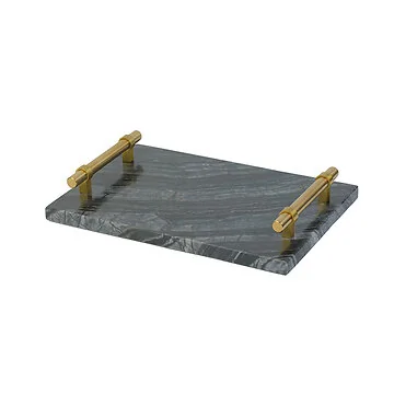 FUGURATO DIENBLAD MARBLE 0202 | ZWART - GOUD