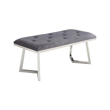 BARI LONGCHAIR | 110X50X47 CM GREY FABRIC VELU97A