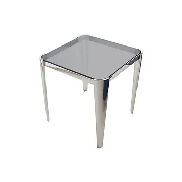 PRATO BIJZETTAFEL 60*60*60CM GRIJS