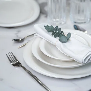 BRICARD BARLES GESCHIRR SET | WEIß 25-TEILIG