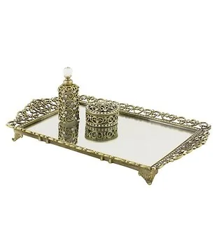 FUGURATO BRUIDSPIEGELSET 14959 3-DELIG GOLD