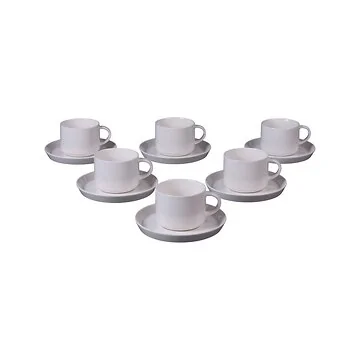 BRICARD LUNEL KAFFEESERVICE | WEISS 12-TEILIG