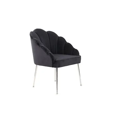 EMILLIA FAUTEUIL | ZWART STOF MJ11-111