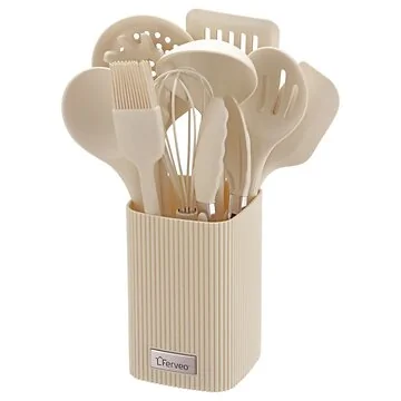 FERVEO TAYLA KITCHEN UTENSIL SET | BEIGE 11-PIECE