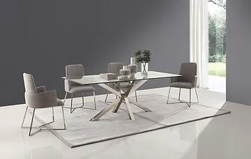TERNI EETTAFEL | 200X100X76 CM TRANSPARANT