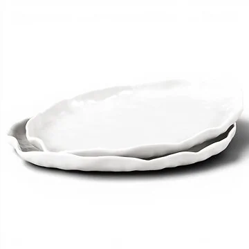 BRICARD ANGLES SCHÜSSEL SET | 24,3X14,6X2,0 CM WEISS 2-TEIL