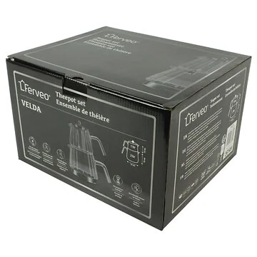 FERVEO VELDA THEEPOTSET | 1,0/2,0 L TRANSPARANT