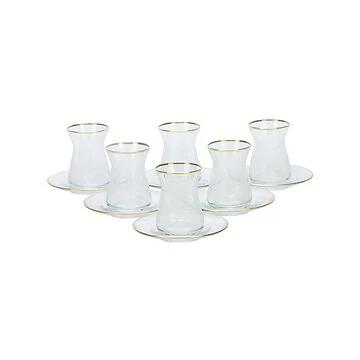 BRICARD ESMEE THEEGLAZEN SET | GOUD 12-DELIG