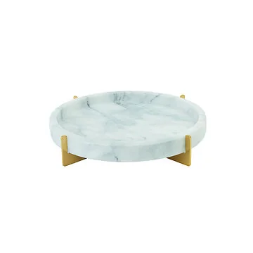 FUGURATO SERVIERSCHALE MARBLE 2001 | WEISS - GOLD
