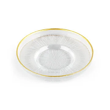 BRICARD REXY TELLERS | 12 CM TRANSPARENTES GOLD 6-TEILIG