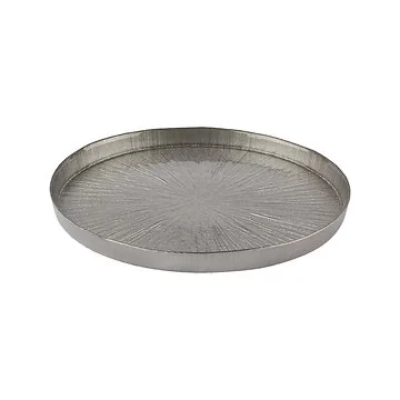BRICARD REXY TELLER SET | 21 CM DUNKELSILBER 6 TEILIG
