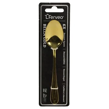 FERVEO BELLA DESSERTSPOON | 6-PIECE GOLD