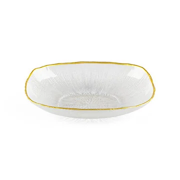BRICARD REXY BOWLS SET | 25 CM TRANSPARENT-GOLD 6-PIECES