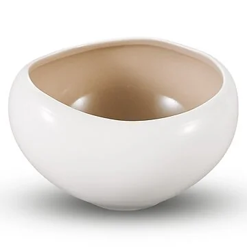 BRICARD BARLES KOM | WIT-TAUPE Ø12,2X11,5X7,6 CM