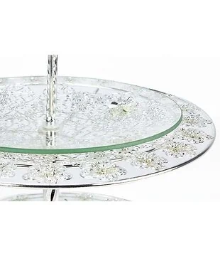ETAGERE CNR002 SILVER 2-LAYER