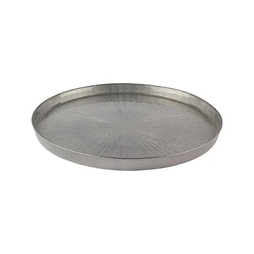BRICARD REXY TELLER SET | 32 CM DUNKELSILBER 6 TEILIG