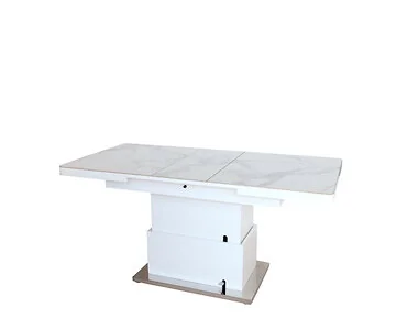 FERMO COFFEE TABLE SILV. | 130/163X50/79X80 CM CERAMIC BW005