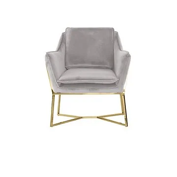 FOGGIA SOFA GOLD | LIGHT GREY FABRIC MJ11-67