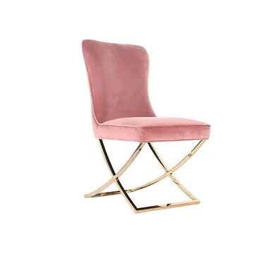 ANDRIA ESSSTUHL GOLD | ROSA STOFF MJ11-34