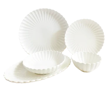 BRICARD PARIS TABLEWARE SET | WHITE 25-PIECE