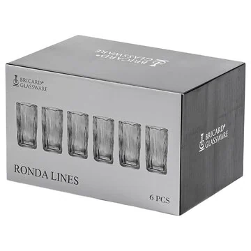 BRICARD RONDA LINES HIGHBALL-GLÄSER-SET | 6-TEILIG