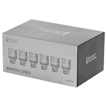 BRICARD RONDA LINES GLÄZERSET | 6-TEILIG