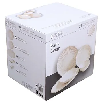BRICARD PARIS TABLEWARE SET | BEIGE 25-PIECE