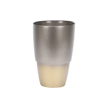 BRICARD EASY VASE L | TAUPE - GOLD