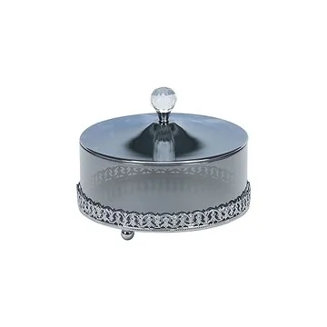 DECORATIE STOLP CNR208 MIDDEL | ZILVER