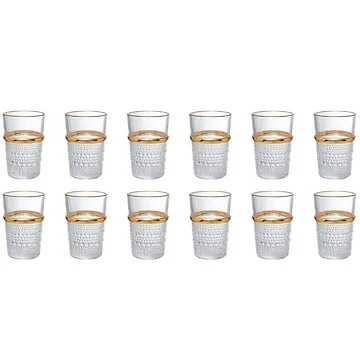 BRICARD HAZA GLÄSER-SET | GOLD 12-TEILIG