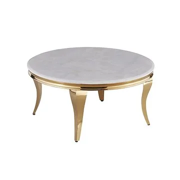 MILANO SALONTAFEL GOUD | Ø100X42 CM MARMER 928