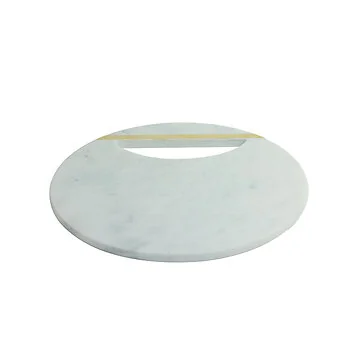 FUGURATO PLATEAU SET MARBLE 1902 | WHITE - GOLD